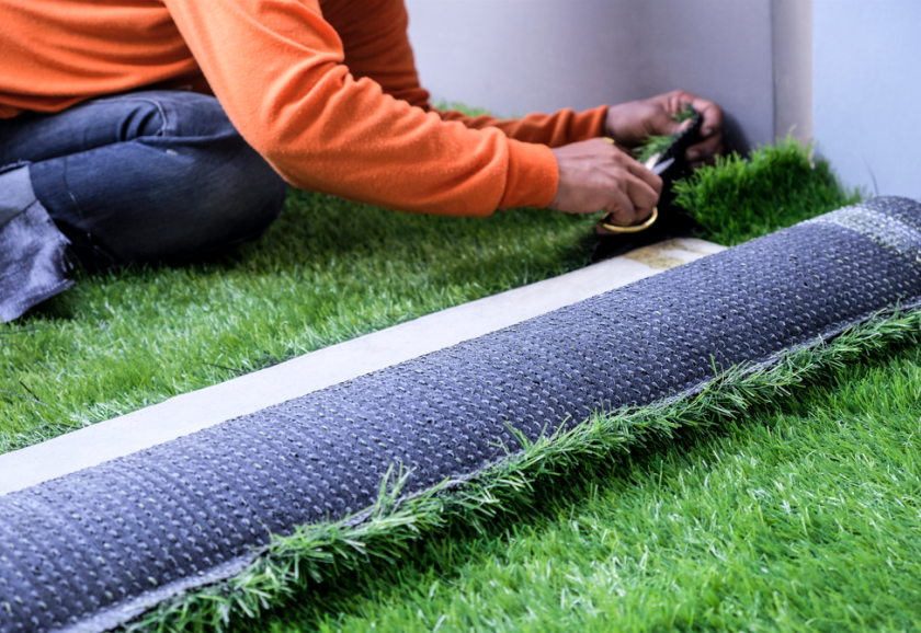 Commercial Turf installation Delta