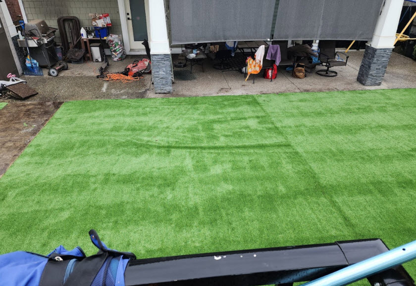 artificial grass installation
